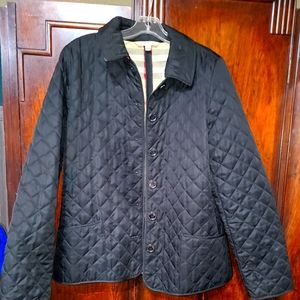 Burberry quilted coat size Large